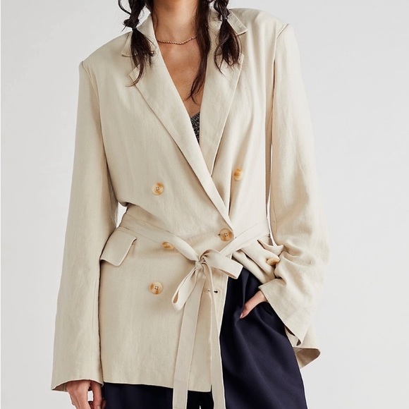 NWT Free People Olivia Blazer Size Small - Picture 2 of 10